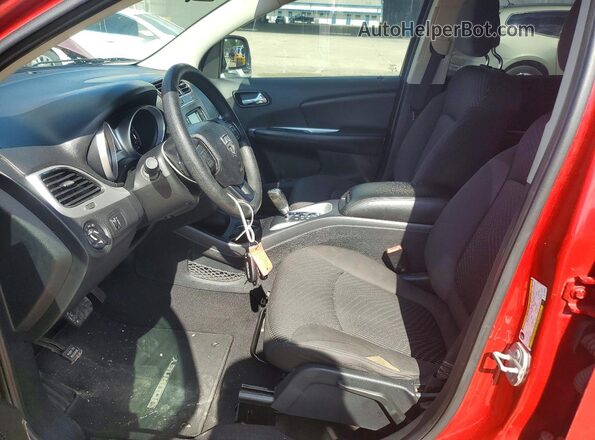 3C4PDCAB3GT115760 2016 DODGE JOURNEY Красный Вид салона спереди