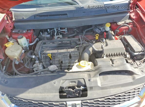 3C4PDCAB3GT115760 2016 DODGE JOURNEY Красный Вид задней части салона