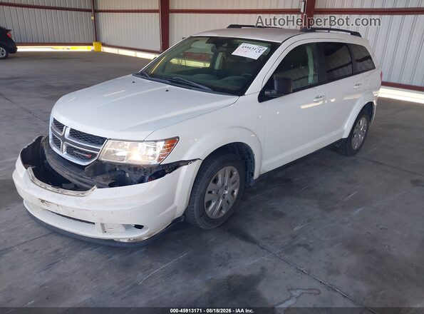 3C4PDCAB3GT230455 2016 DODGE JOURNEY White Przód lewy