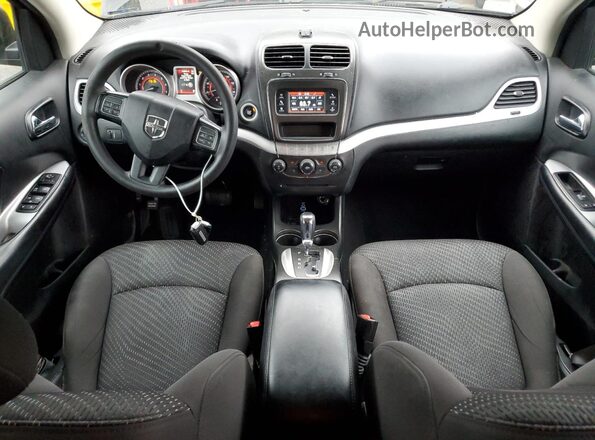 3C4PDCAB3HT568259 2017 DODGE JOURNEY Черный Вид панели приборов