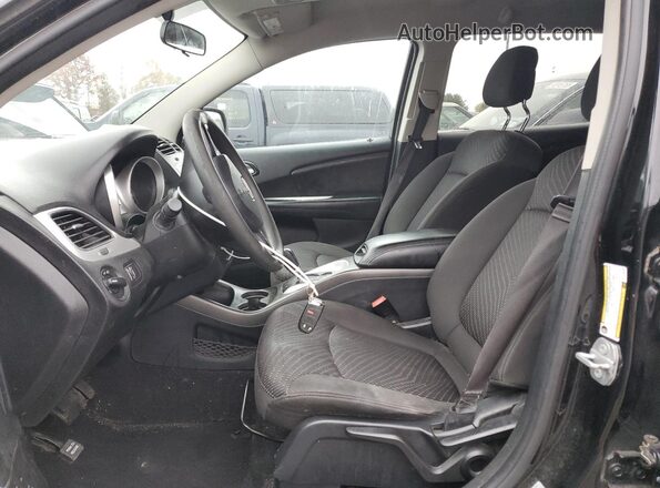 3C4PDCAB3HT568259 2017 DODGE JOURNEY Черный Вид салона спереди