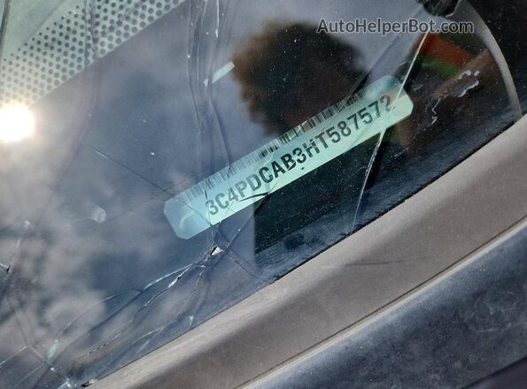 3C4PDCAB3HT587572 2017 DODGE JOURNEY Charcoal Vista de la etiqueta del VIN