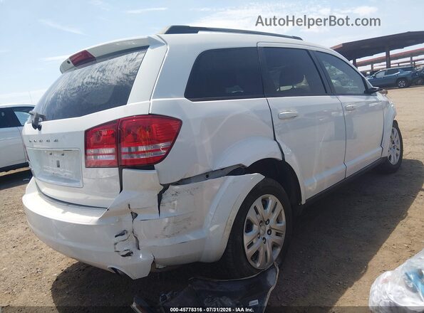 3C4PDCAB3HT706740 2017 DODGE JOURNEY White Rear right