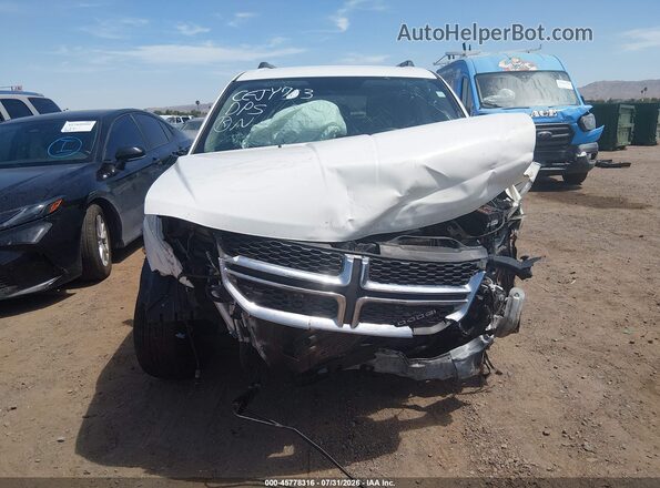 3C4PDCAB3HT706740 2017 DODGE JOURNEY White Instrument cluster view