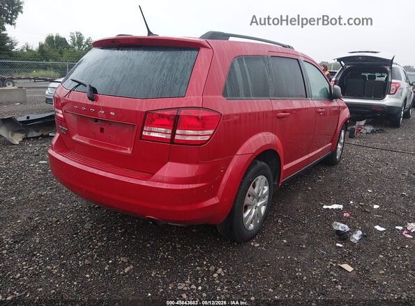 3C4PDCAB3JT141282 2018 DODGE JOURNEY Red Задня права чверть