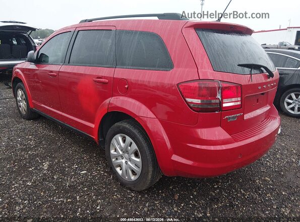 3C4PDCAB3JT141282 2018 DODGE JOURNEY Red Задня ліва чверть