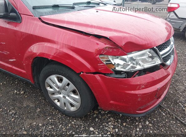 3C4PDCAB3JT141282 2018 DODGE JOURNEY Red Вид спереду