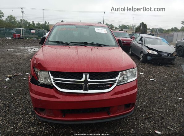 3C4PDCAB3JT141282 2018 DODGE JOURNEY Red Вид щитка приладів