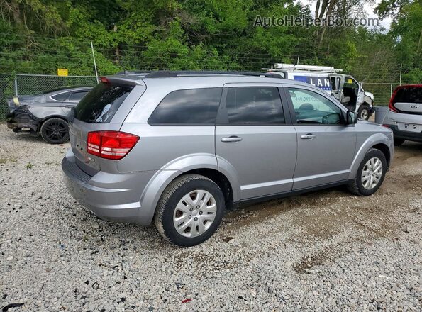 3C4PDCAB3JT188876 2018 DODGE JOURNEY Silver Trasero derecho