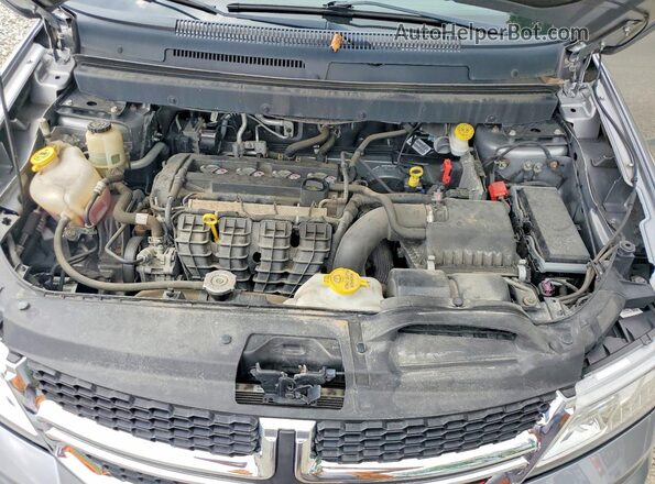 3C4PDCAB3JT188876 2018 DODGE JOURNEY Silver Vista del compartimento del motor