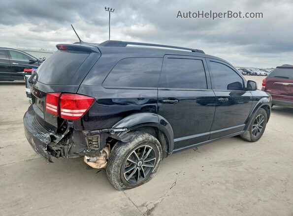 3C4PDCAB3JT236408 2018 DODGE JOURNEY Черный Задняя правая четверть