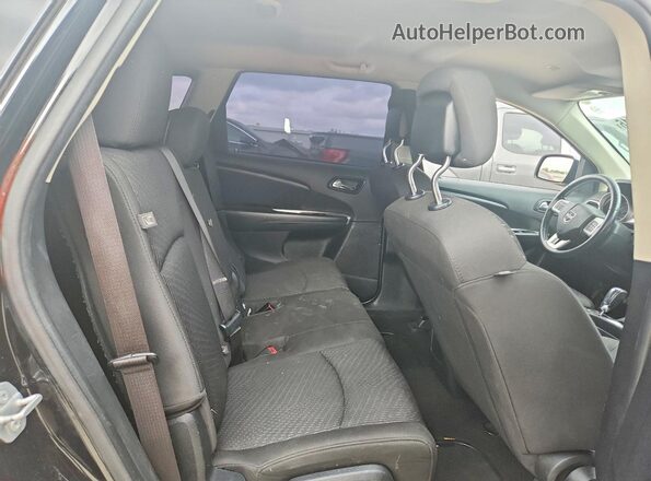 3C4PDCAB3JT236408 2018 DODGE JOURNEY Черный Вид задней части салона