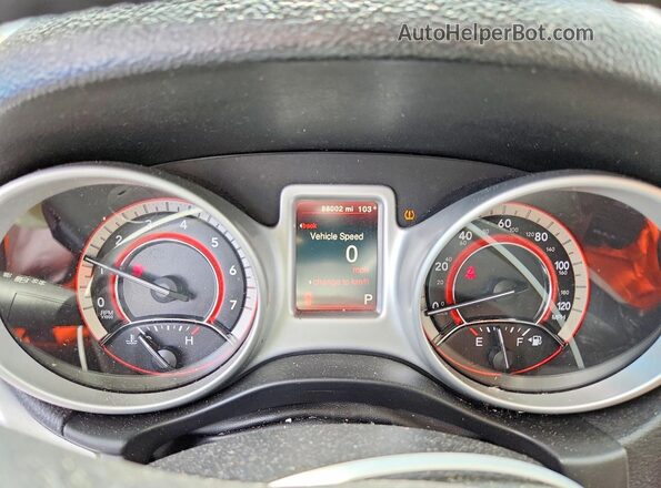 3C4PDCAB3LT180831 2020 DODGE JOURNEY Black Vista del cuadro de instrumentos