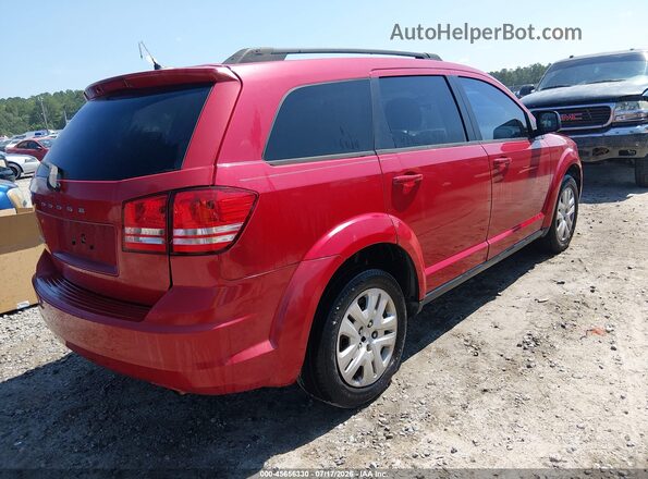 3C4PDCAB4GT245370 2016 DODGE JOURNEY Red Հետևի աջ