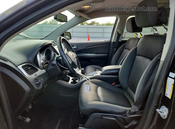 3C4PDCAB4HT551518 2017 DODGE JOURNEY Black Front interior view