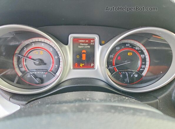 3C4PDCAB4HT551518 2017 DODGE JOURNEY Black Instrument cluster view