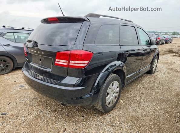 3C4PDCAB4HT552250 2017 DODGE JOURNEY Black Trasero derecho