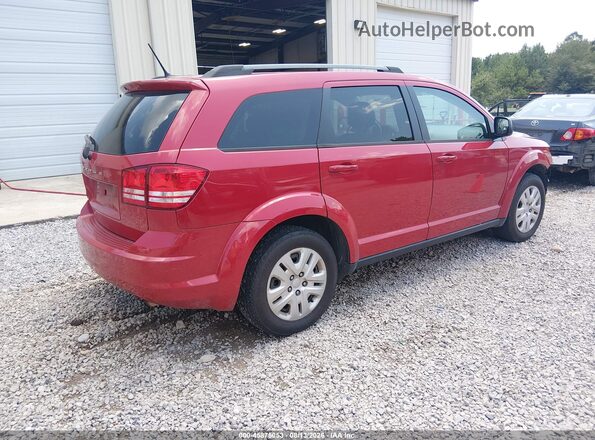 3C4PDCAB4HT590397 2017 DODGE JOURNEY Red Rear right