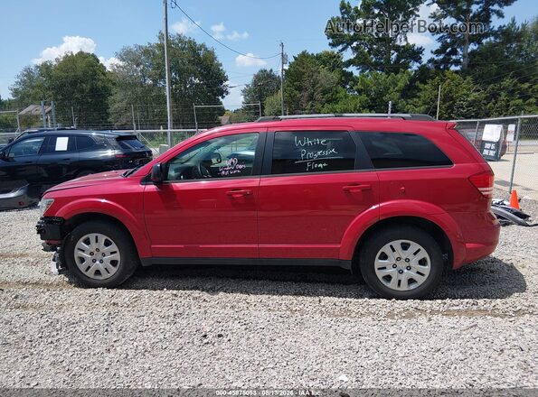 3C4PDCAB4HT590397 2017 DODGE JOURNEY Red 360 interior view