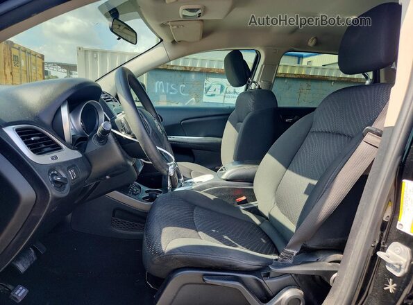 3C4PDCAB4HT709548 2017 DODGE JOURNEY Черный Вид салона спереди