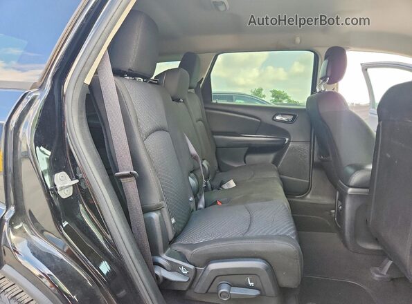 3C4PDCAB4HT709548 2017 DODGE JOURNEY Черный Вид задней части салона
