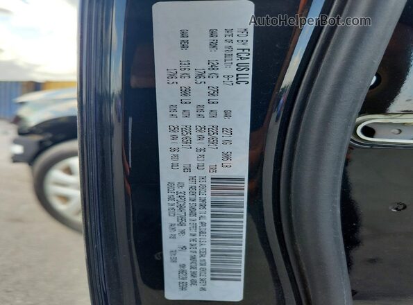 3C4PDCAB4HT709548 2017 DODGE JOURNEY Черный Панорамный вид салона 360°