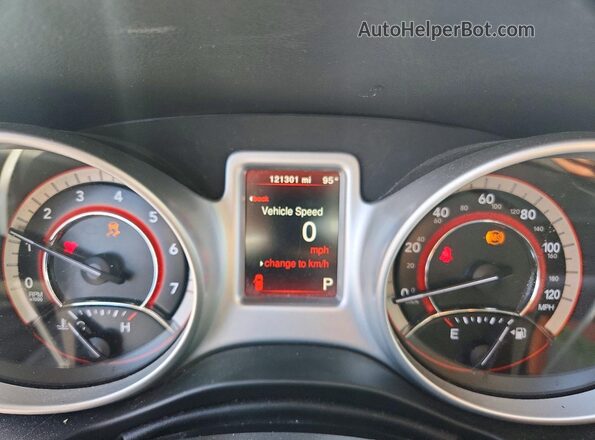 3C4PDCAB4HT709548 2017 DODGE JOURNEY Черный Вид щитка приборов