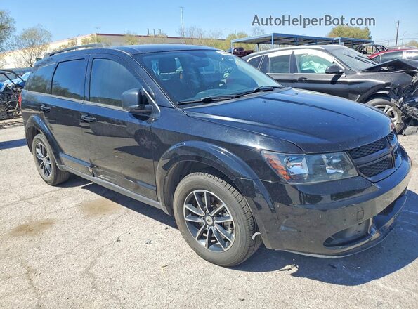 3C4PDCAB4JT188952 2018 DODGE JOURNEY Black Przód prawy