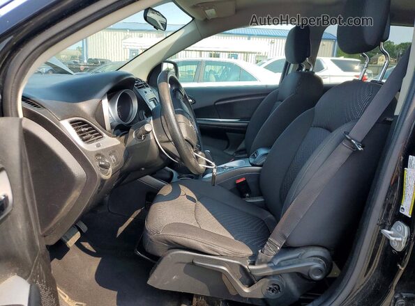 3C4PDCAB4JT236188 2018 DODGE JOURNEY Черный Вид салона спереди