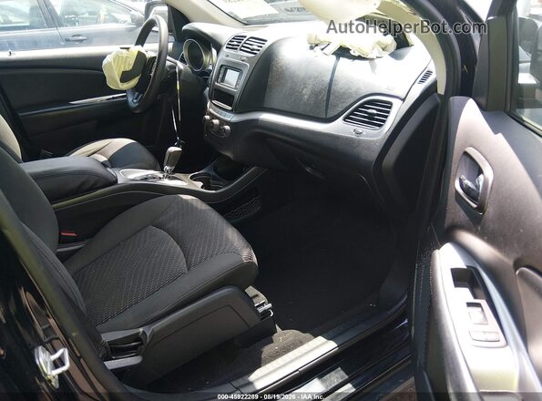 3C4PDCAB4JT236353 2018 DODGE JOURNEY Черный Вид салона спереди