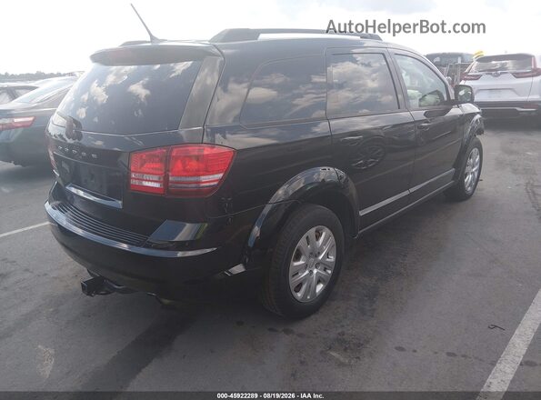 3C4PDCAB4JT236353 2018 DODGE JOURNEY Черный Задняя правая четверть