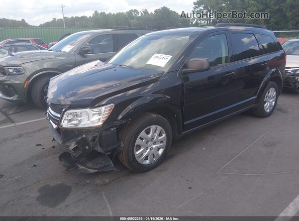 3C4PDCAB4JT236353 2018 DODGE JOURNEY Черный Передняя левая четверть