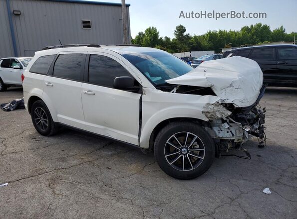 3C4PDCAB4JT274360 2018 DODGE JOURNEY White Przód prawy
