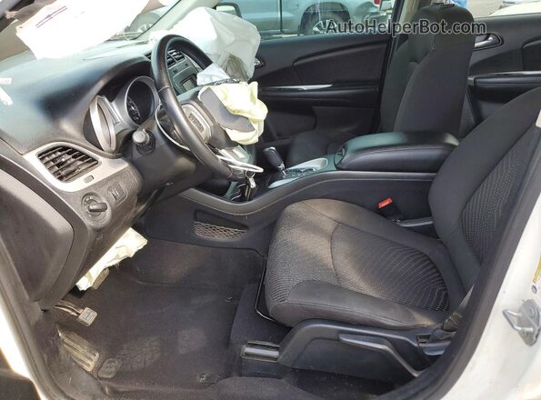 3C4PDCAB4JT274360 2018 DODGE JOURNEY White Widok wnętrza z przodu