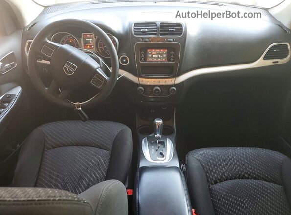 3C4PDCAB4JT302514 2018 DODGE JOURNEY White Widok deski rozdzielczej