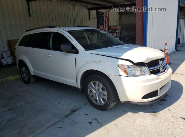 3C4PDCAB4JT302514 2018 DODGE JOURNEY White Przód prawy