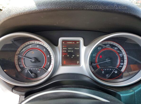 3C4PDCAB4JT385300 2018 DODGE JOURNEY Charcoal ხელსაწყოთა პანელის ხედი