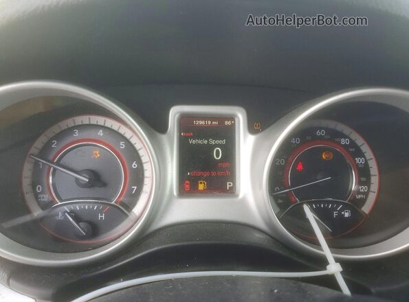 3C4PDCAB4JT509422 2018 DODGE JOURNEY Gray Vista del cuadro de instrumentos