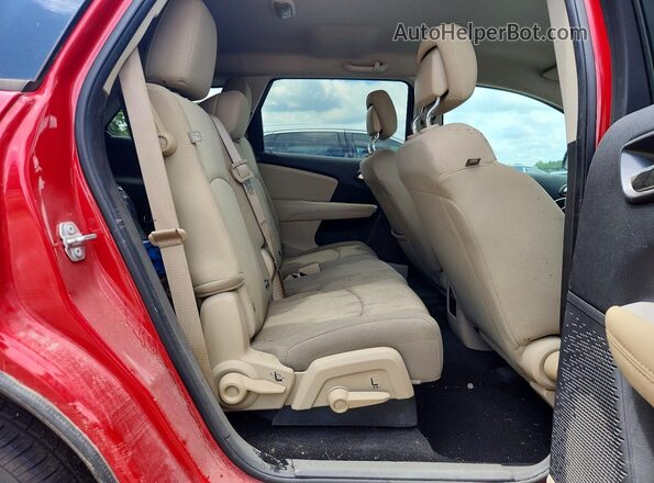 3C4PDCAB4LT180515 2020 DODGE JOURNEY Red Vista interior trasera