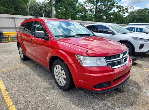 3C4PDCAB4LT180515 2020 DODGE JOURNEY Red Delantero derecho