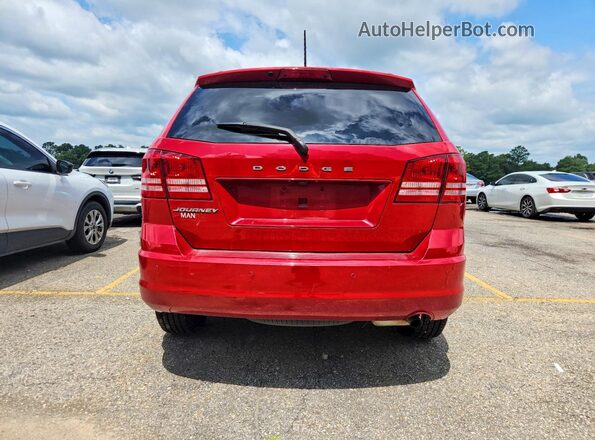 3C4PDCAB4LT180515 2020 DODGE JOURNEY Red Vista trasera