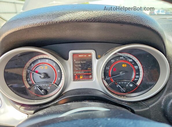 3C4PDCAB4LT199419 2020 DODGE JOURNEY Gray Instrument cluster view