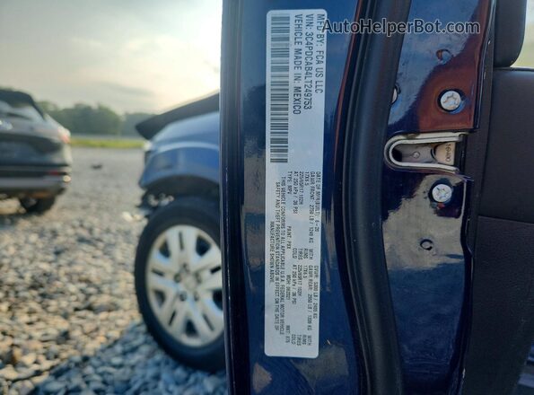3C4PDCAB4LT249753 2020 DODGE JOURNEY Blue Widok komory silnika