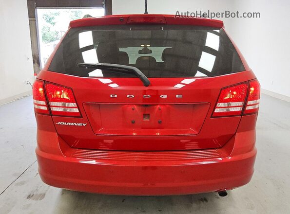 3C4PDCAB4LT250465 2020 DODGE JOURNEY Красный Вид сзади