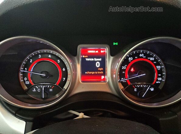 3C4PDCAB4LT250465 2020 DODGE JOURNEY Красный Вид щитка приборов