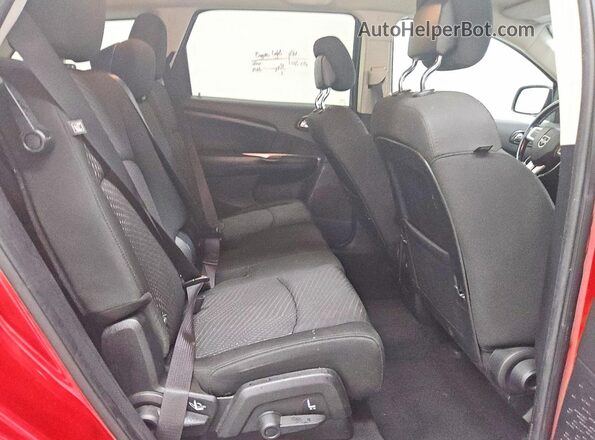 3C4PDCAB4LT250465 2020 DODGE JOURNEY Красный Вид задних сидений