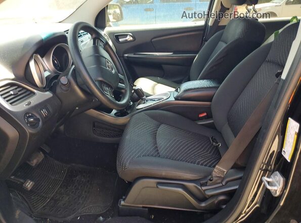 3C4PDCAB5HT505034 2017 DODGE JOURNEY Черный Вид салона спереди