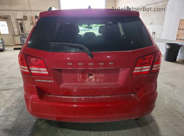 3C4PDCAB5JT257583 2018 DODGE JOURNEY Red Rear view