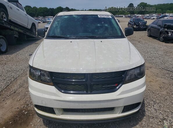 3C4PDCAB5JT386018 2018 DODGE JOURNEY White Вид спереду