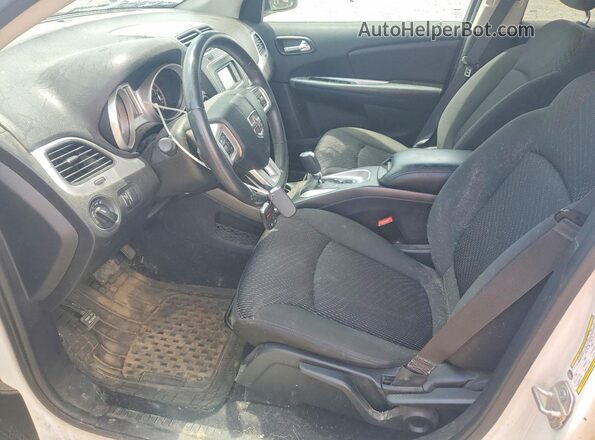 3C4PDCAB5JT386018 2018 DODGE JOURNEY White Вид салону спереду